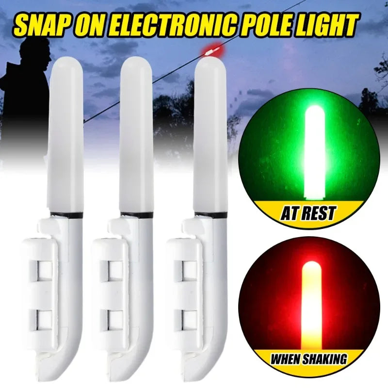 Waterproof Fishing Electronic Rod Luminous Stick Light CR425 Battery LED Removable Float Tackle Night Rock Fishing Accessorie
