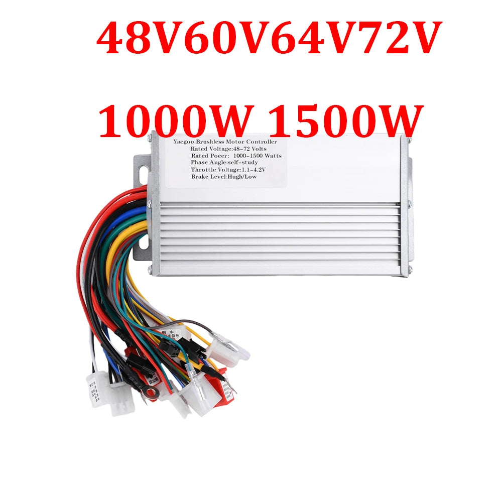 36-72V E-bike 350-1500W Intelligent Brushless Controller For E-bike Electric Scooter Accessories