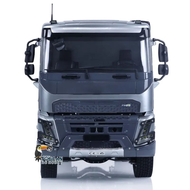 1/14 Double E 6x6 FMX Metal Hydraulic RC Dump Trucks Controlled Dumper Cars Painted Finished Electric Vehicle Toys Model TH23144