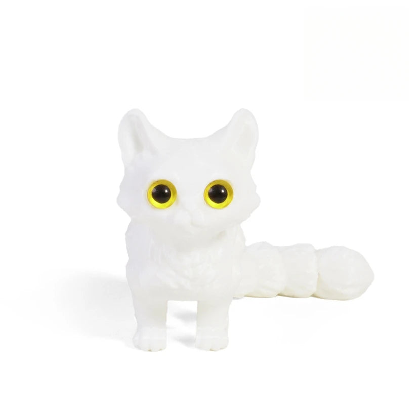 3D Printed Cute Cats Tail Joint Movable Kawaii Kitten Ornament Room Decor Car Decorations Desktop Decorations Gifts To Friends