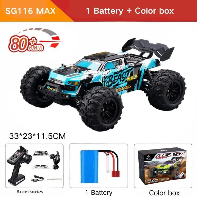 ZLL SG116 MAX/PRO 1:16 High Speed ​​Drift Racing 80KM/H Gold 40KM/H Brushless Motor 4WD RC Car Off Road Car Toys for For Kid Gift