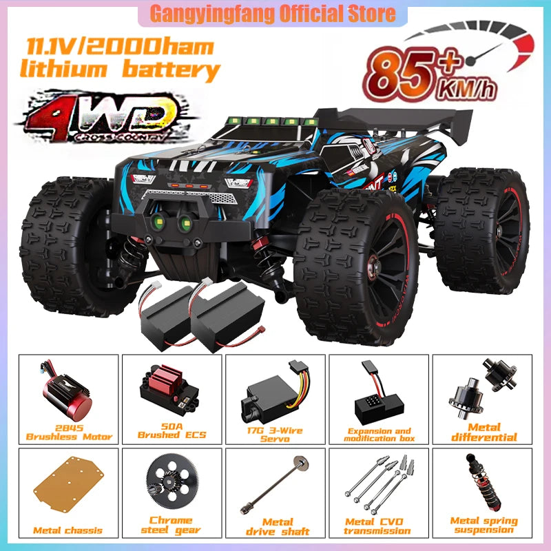 SG116 9522PRO 85KM/H High Speed ​​RC Car Brushless 4WD Off-Road Drift Remote Control Car 1:16 Professional Racing Cars vs SG116MAX