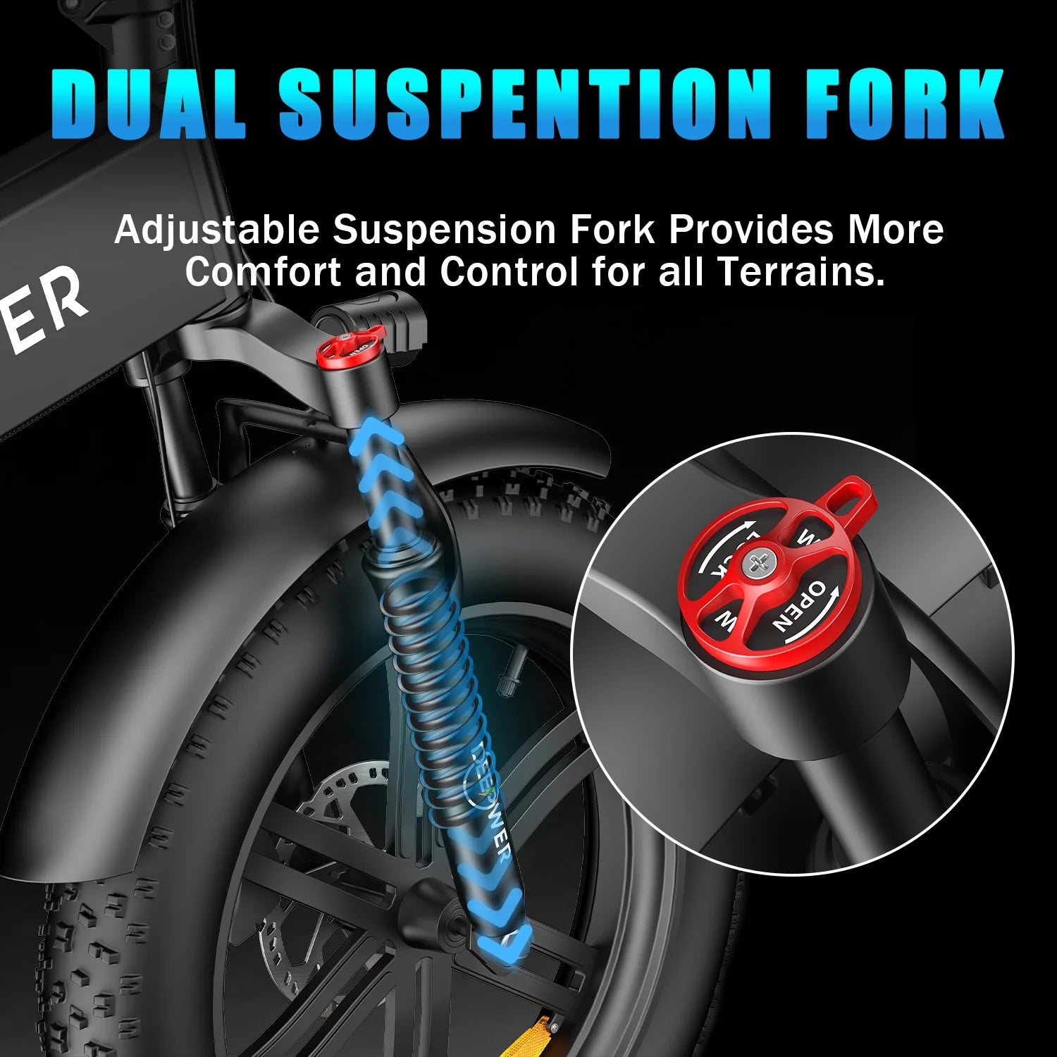 DEEPOWER G22 2000W Motor Electric Bicycle 48V 35AH LG Battery Ebike Folding Mountain Electric Bike Outdoor 7-speed Adult Bicycle