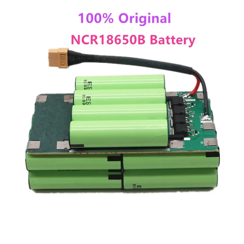 36V Electric Scooter Lithium Battery Pack 10S2P 4.4Ah 4400mAh Rechargeable with Built-in 20A BMS for Scooters And Hoverboards