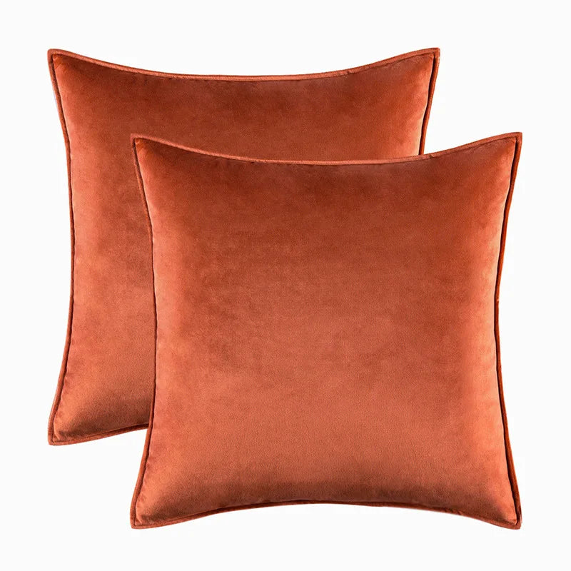 50*50/60*60High Quality Velvet Cushion Cover Bed Pillow Case For Sofa Car Housse De Coussin Decorative Pillows Nordic Home Decor