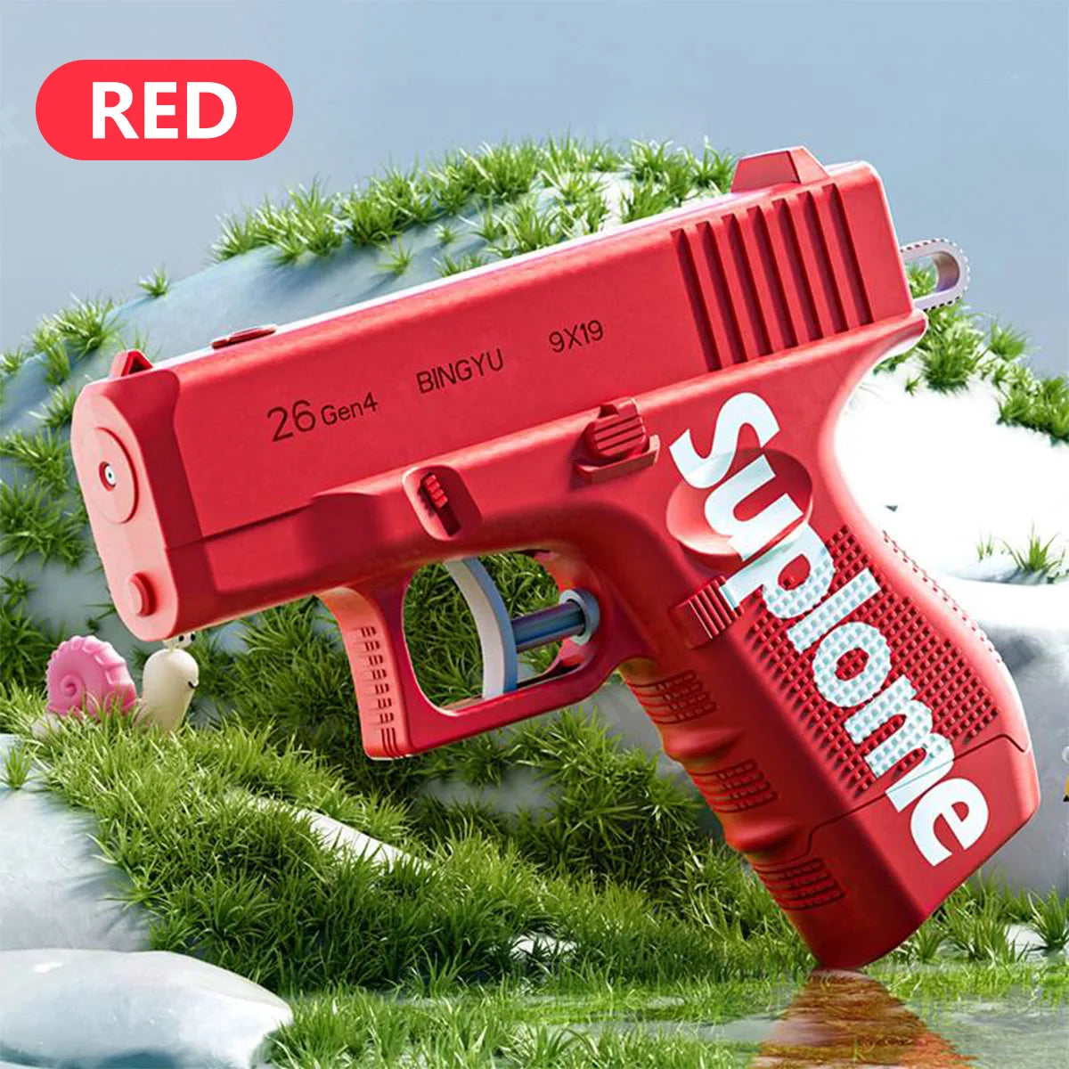 Children's prank creative double-sided water gun outdoor prank water gun toy funny mischief reverse spray water
