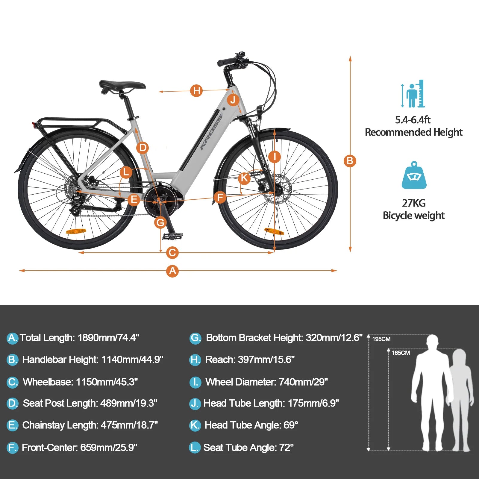 [EU Direct] 28 Inches E-Bike , Electric Bicycle, E-City Bike, 10.4Ah Removable Battery,City Bike with Pannier Rack for Commuters