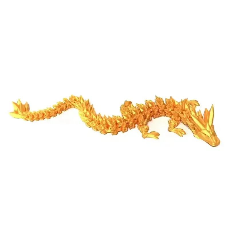 Luminous Toy 3D Printed Dragon Glow in the Dark Flying Dragon Rotatable Articulated Wing Dragons Home Office Ornaments Kids Gift