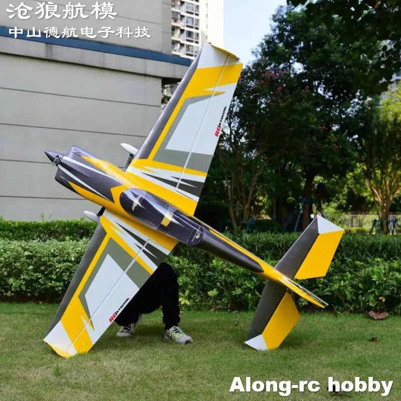 Skywing Wood Material Plane RC 3D Airplane Models Hobby 74 Inch 1.8M Wing Span 74" 120E Extra NG 35CC 3D EP or Gas Aircraft Kit