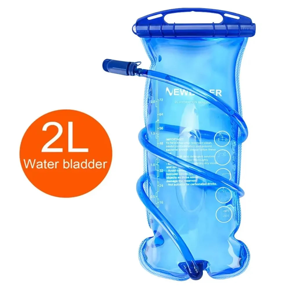 NEWBOLER Water Bag Reservoir Water Replenishment Bag Storage Bag without Bisphenol 1.5L 2L 3L Running Sports Tank Backpack