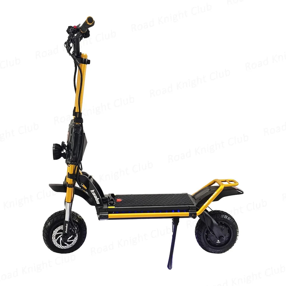 KAABO Wolf King GTR 72V 35Ah 2000W*2 Dual Motor Hydraulic Brake Central Display 12inch Wolf King GTR Removable Battery Scooter