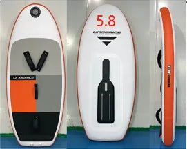 Unpowered Carbon Fiber Hydrofoil SUP Paddle Board with Wind Wing, Stand-Up Board Ocean/Lake Cruising, Efficient Sailing