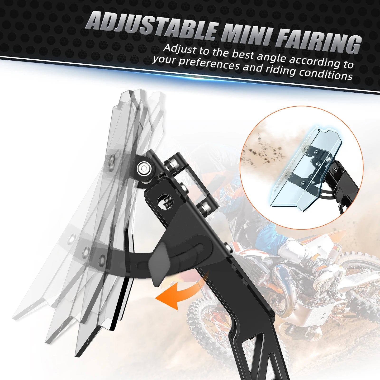 2025 2024 For Stark Varg EX MX GPS Mount Bracket Mini Fairing Kit For Surron Ultra Bee Stark Varg Accessories Electric Dirt Bike
