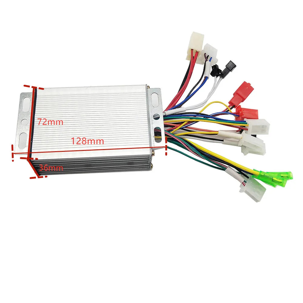 36V/48V 350W e-bike Brushless Controller for Electric Bicycle E-scooter Dual Mode Sensor/Sensorless