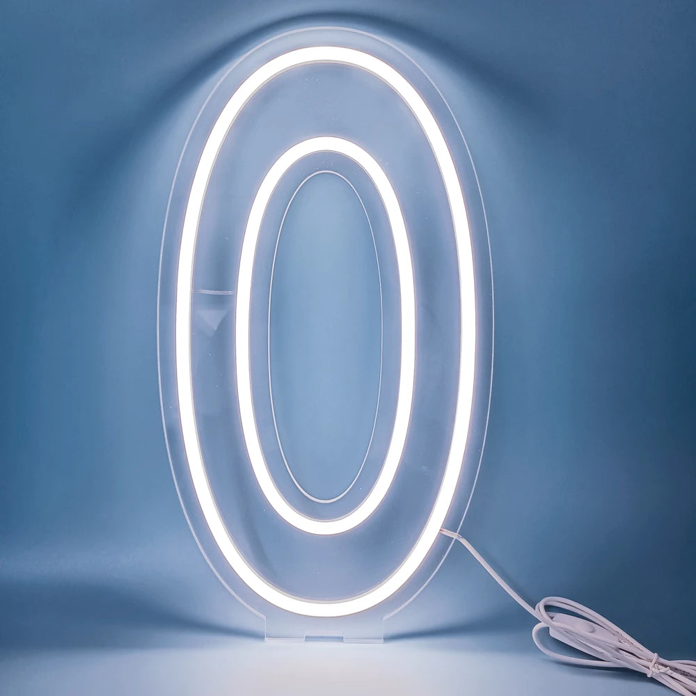 45cm High Stand-Up Neon Letter Sign USB Plug-In Night Light Sweet Alphabet for Wedding Birthday Home Bar Festival Decor