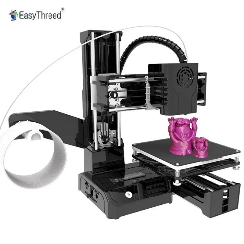 Easythreed Mini 3D Printer K9 Easy Use One-click Print Mainboard Magnetic Build Platform Desktop Printer K7 Beginner Kids Gift