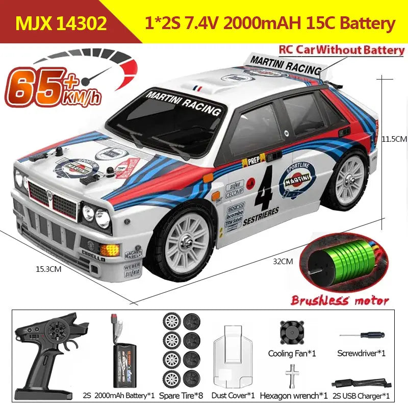 Hyper Go MJX 14301 14302 14303 1/14 4WD RC Car 65km/h Brushless 2.4G Remote Control Car Off-road High Speed RC Cars Truck Toy