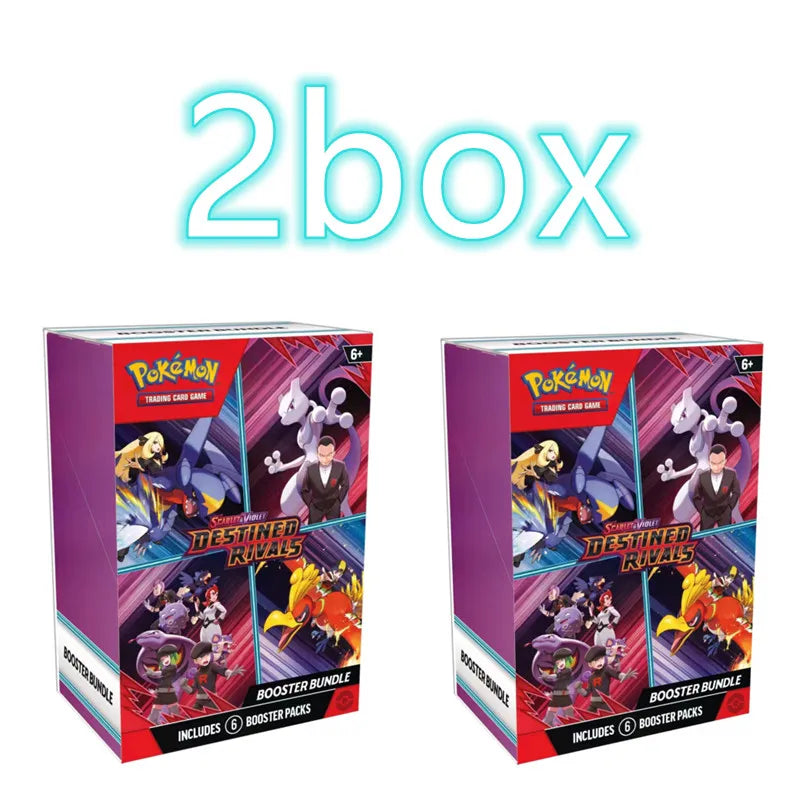 360Pcs Pokemon Destined Rivals Prismatic Evolutions Card Stellar Crown 151 Ultra Prism English Booster Battle Transaction Gifts
