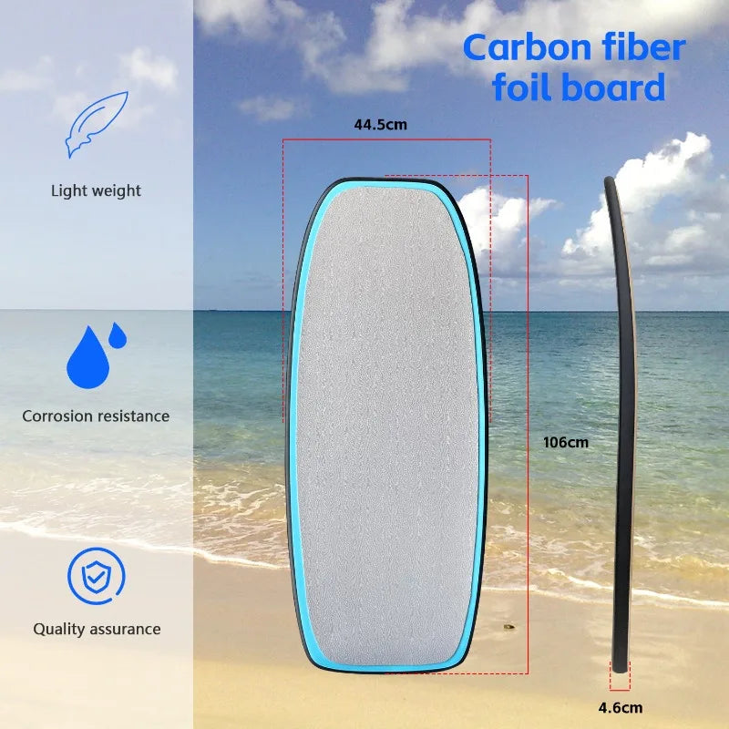 Outdoor Unisex 106cm Carbon Fiber Jumping Foil Water Sports Wake Surf Wing Hydrofoil Stock Paddle Spot Sale