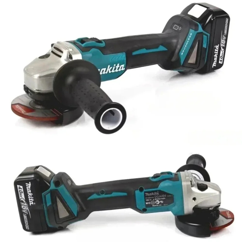 Makita DGA404 18V Cordless Angle Grinder And DTD171 Impact Drill Combo for Woodworking And Metalworking Tools Set