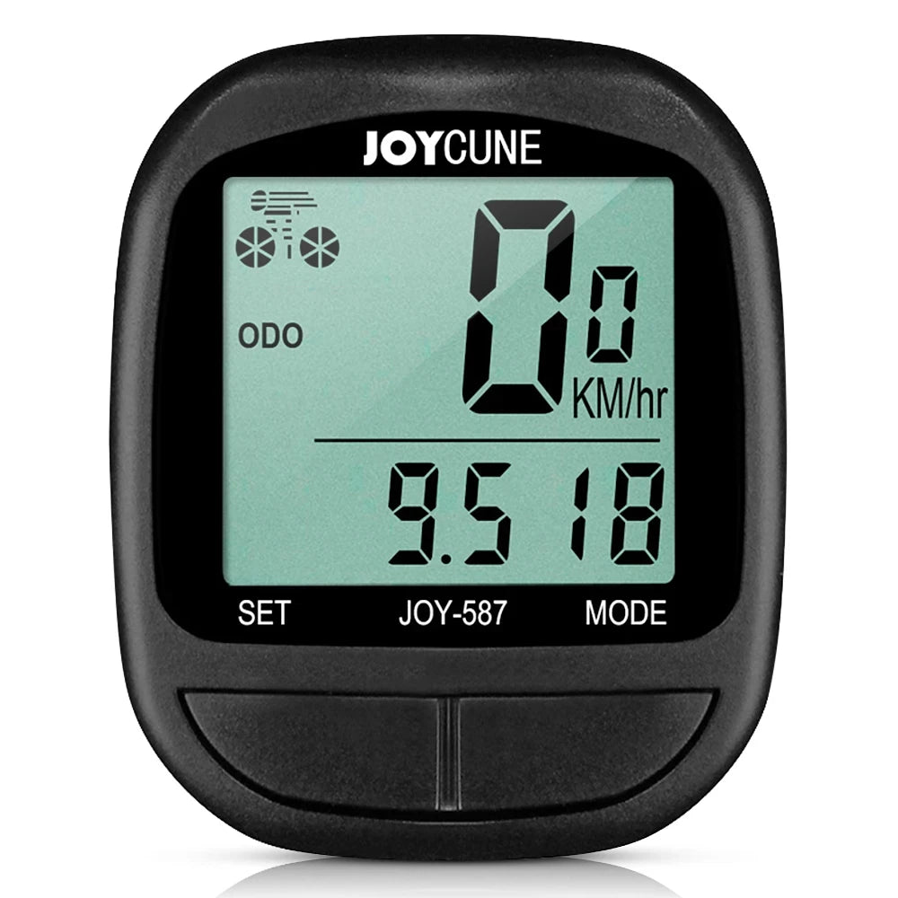 Bike Computer Bicycle Waterproof Wired Speedometer and Odometer Stopwatch Cycle Bike Computer with LED Display for Cycle  Match