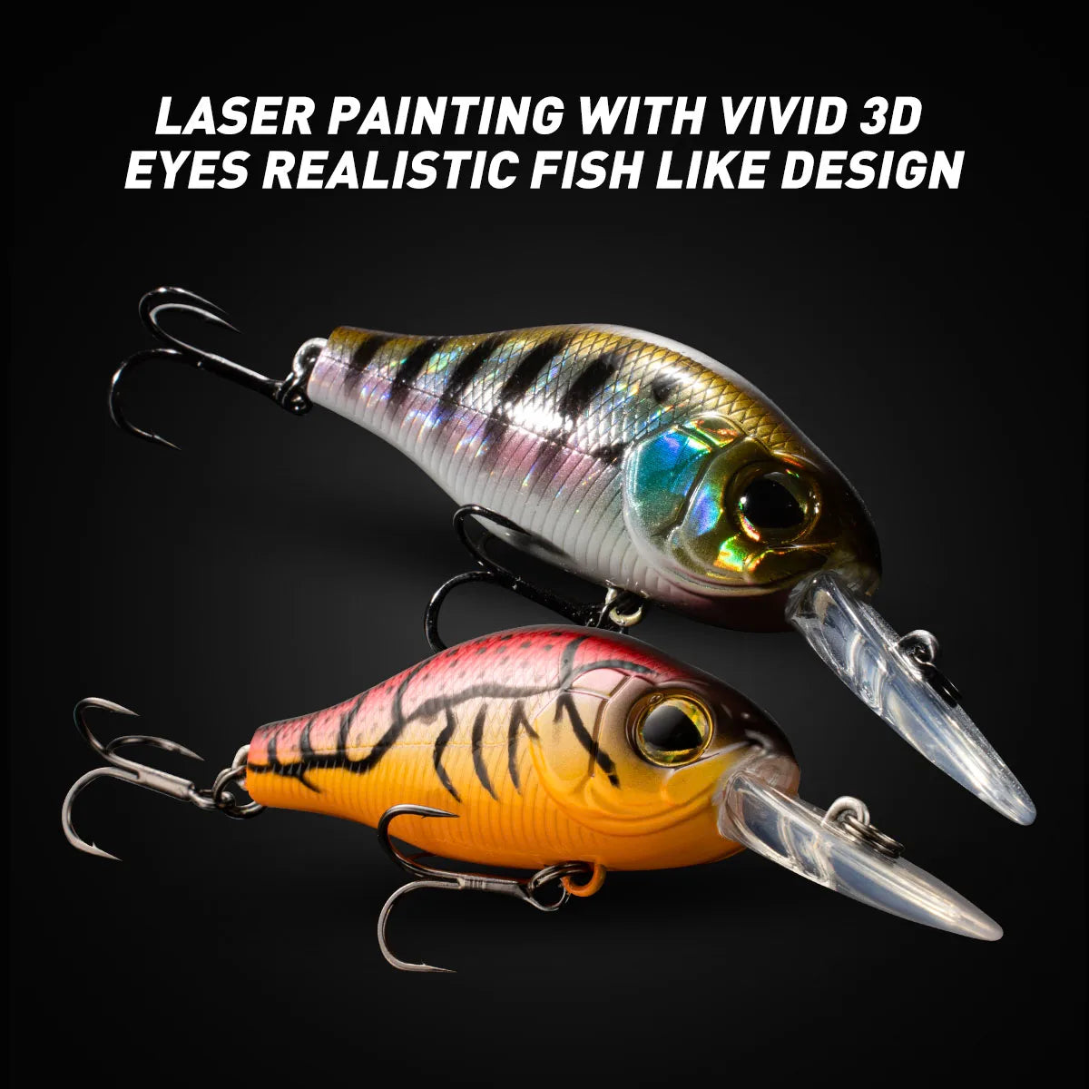 Crankbaits Fishing Lure Floating Wobblers 55mm 65mm for Pike Minnow Lures for Fishing Artificial Bait Fishing Bait