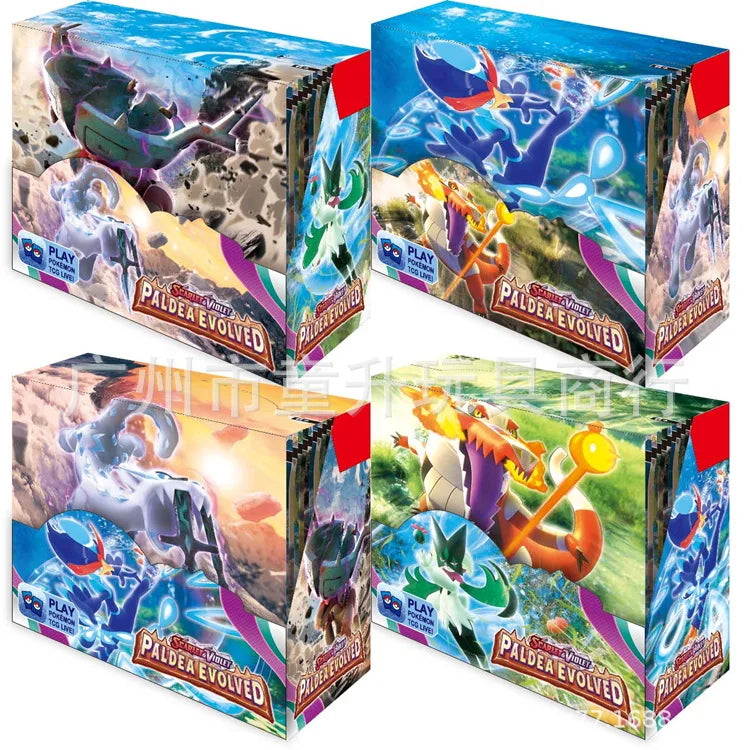 360Pcs Pokemon Card Prismatic Evolutions sv8a Scarlet Violet 151 Surging Sparks PALDEAN FATES English Booster Transaction Card