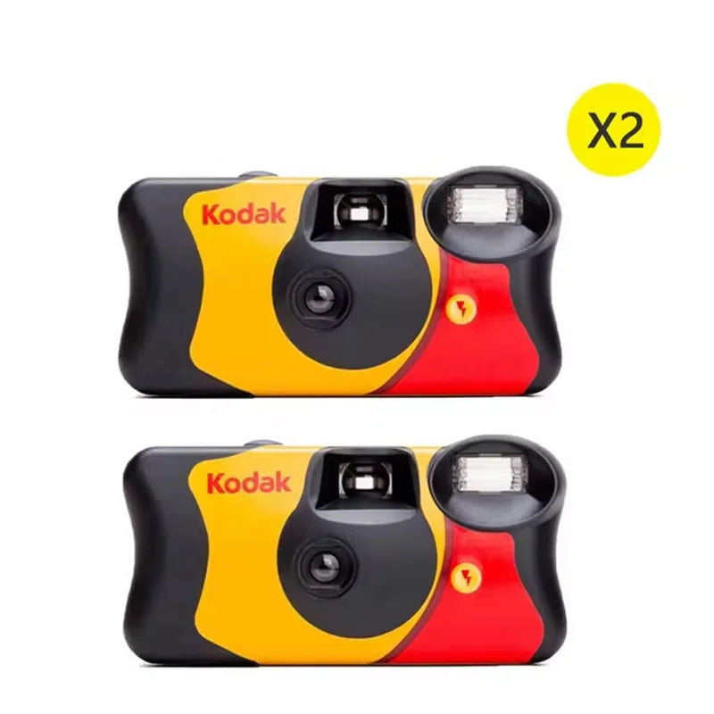1-5 Pcs Original Kodak FunSaver Single Use Camera With Flash Disposable Point-and-Point Film Cameras 27 Sheets 39 Sheets