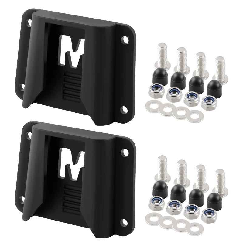 MUQZI for Brompton Bag Front Carrier Mount Adapter Bike Front Bag Block Carrier Bracket with Screws Folding Bike Accessories