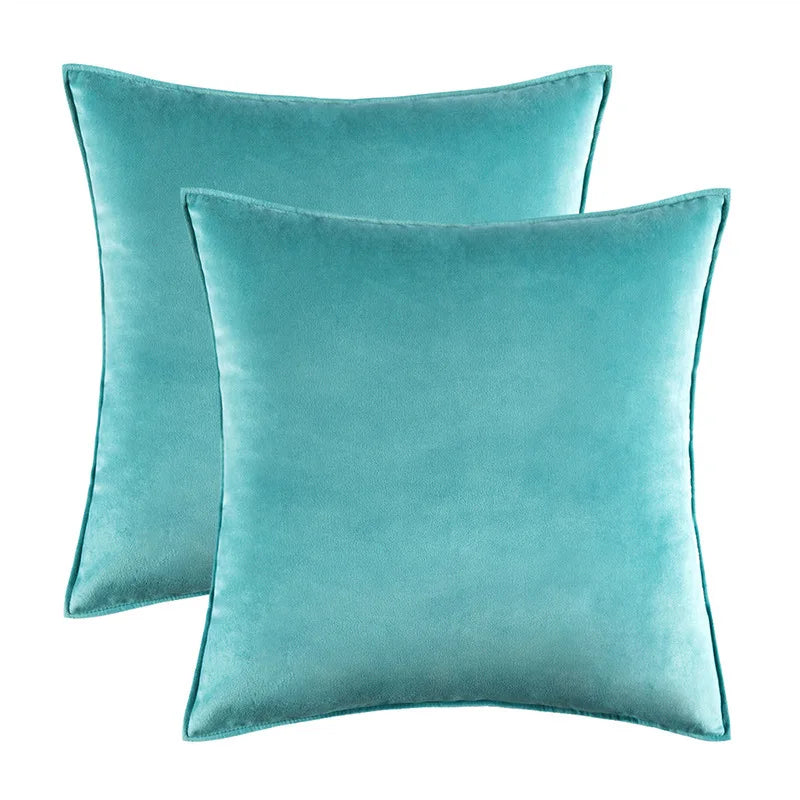 50*50/60*60High Quality Velvet Cushion Cover Bed Pillow Case For Sofa Car Housse De Coussin Decorative Pillows Nordic Home Decor