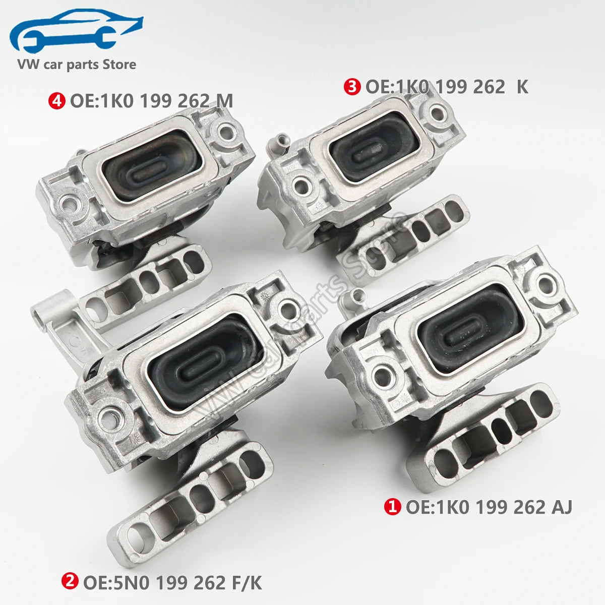 1K0199262BG Engine Motor Mount for VW Passat Touran Sagitar Magotan CC SKODA YETI Octavia Superb 1K0199262CG 5N0199262F