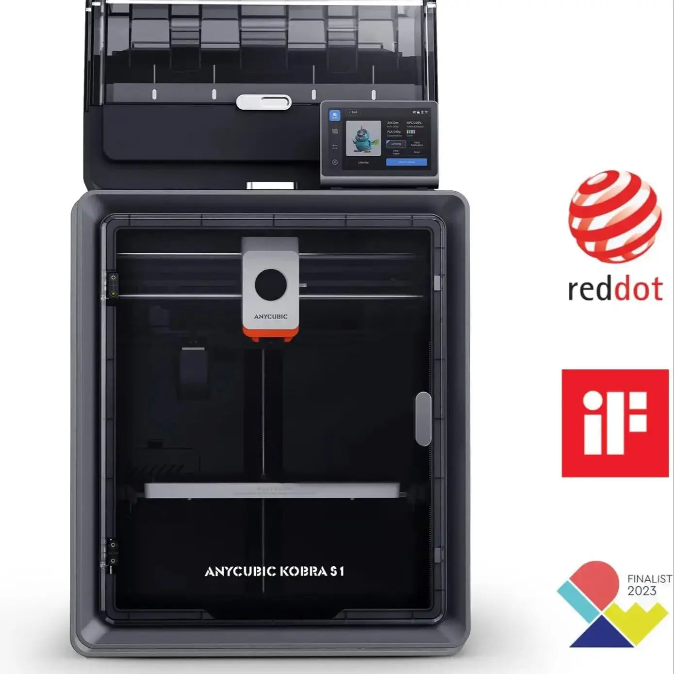 Anycubic Kobra S1 Combo Multi-Color 3D Printer High Speed Max 600mm/s High Precision Rapid Printing 250x250x250mm