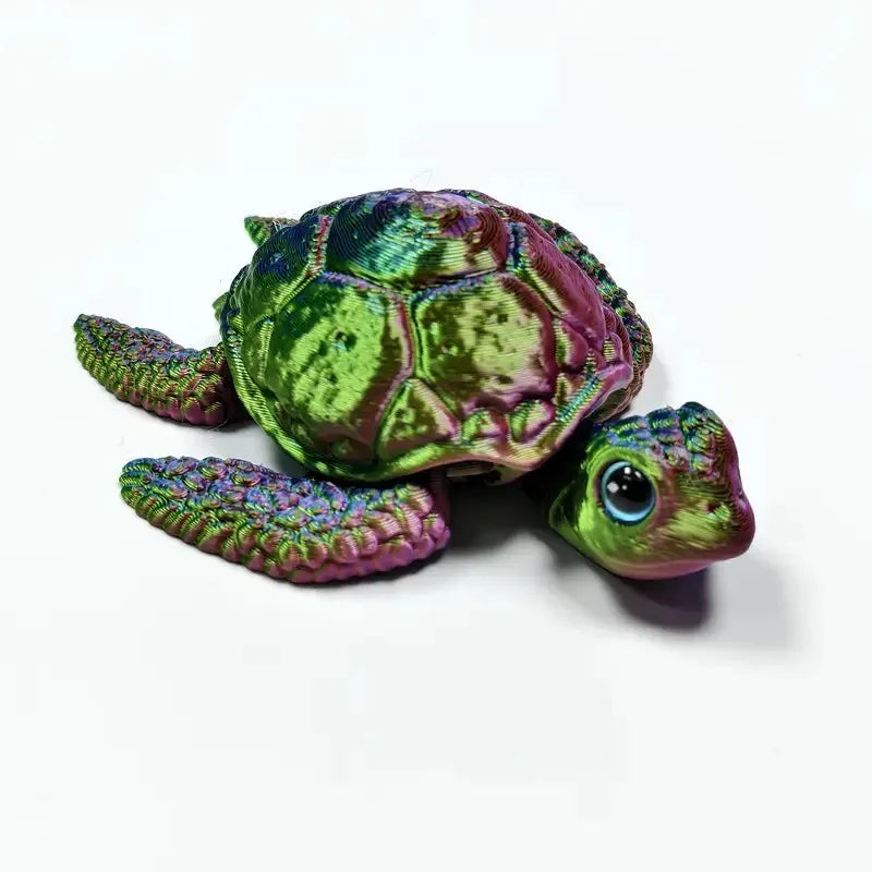 3D Printed Turtle Model With Movable Joints Creative Collection Desktop Decoration Handmade Holiday Gifts For Anime Models