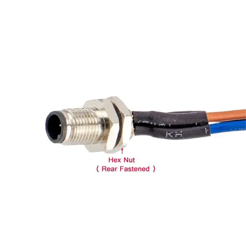 Hot sales M5 Circular Connectors Male Female M5 Device Connector 3 4 Pins Front Mount Rear Fastened Socket With Cable