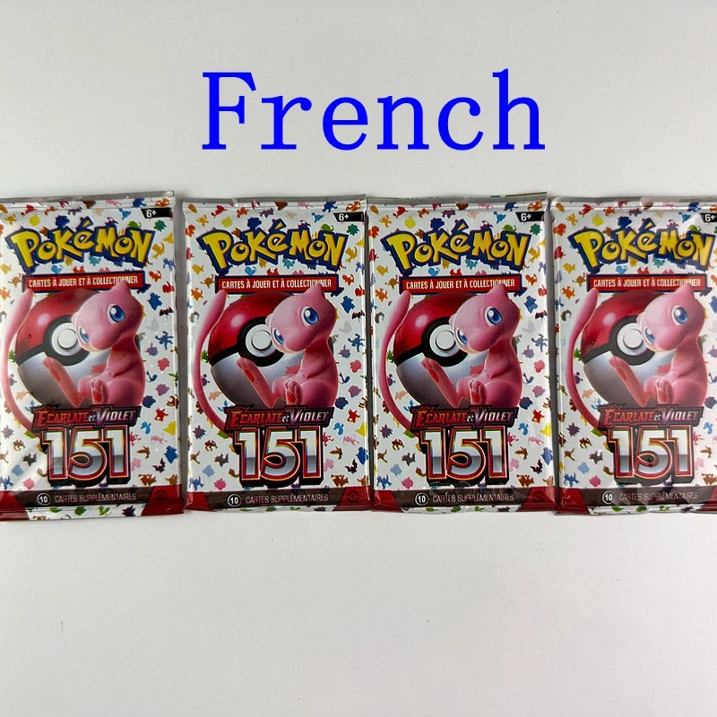 10/20Pcs French Pokemon Cards 151,OBSIOIENNES,AVENTURES ENSEMBLE Booster Gifts Booster Battle Collection Card Toys
