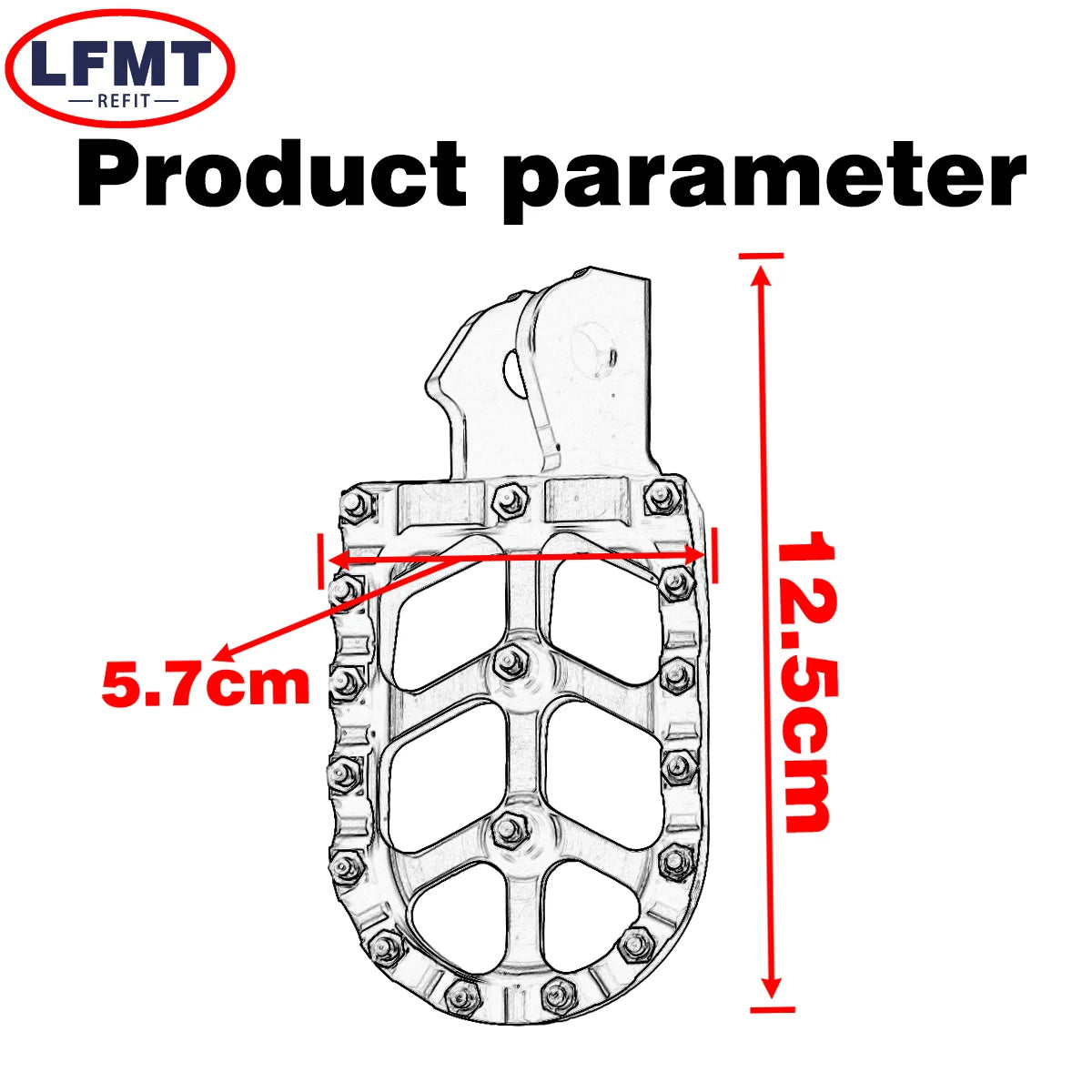 Motorcycle CNC Foot Pegs Pedal Mounting Pedals Retrofit Bracket For Sur-Ron Surron Sur ron Light Bee S X Electric Off-Road Bike