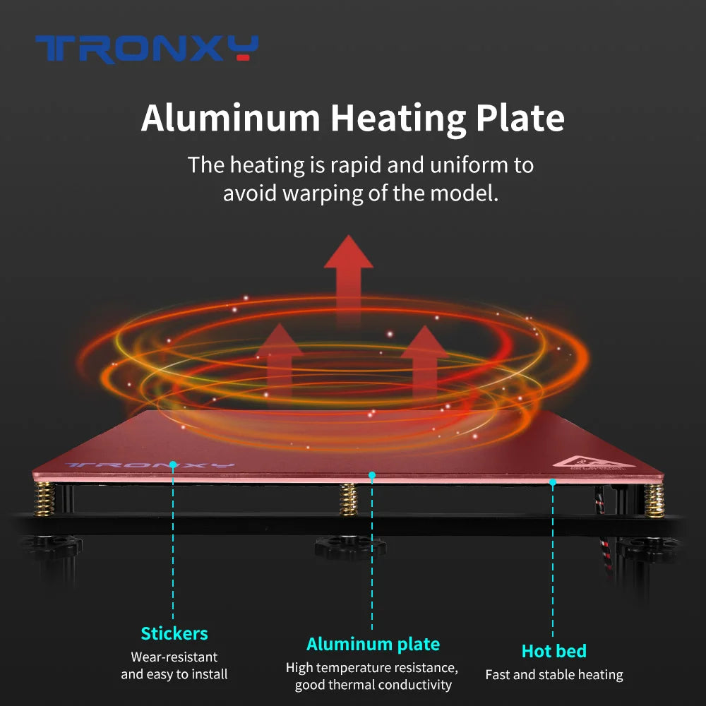 Tronxy X5SA 3D Printer DIY Kits with Large Build Plate 330*330*330mm Full Metal High Precision Resume Power Failure 3D Print