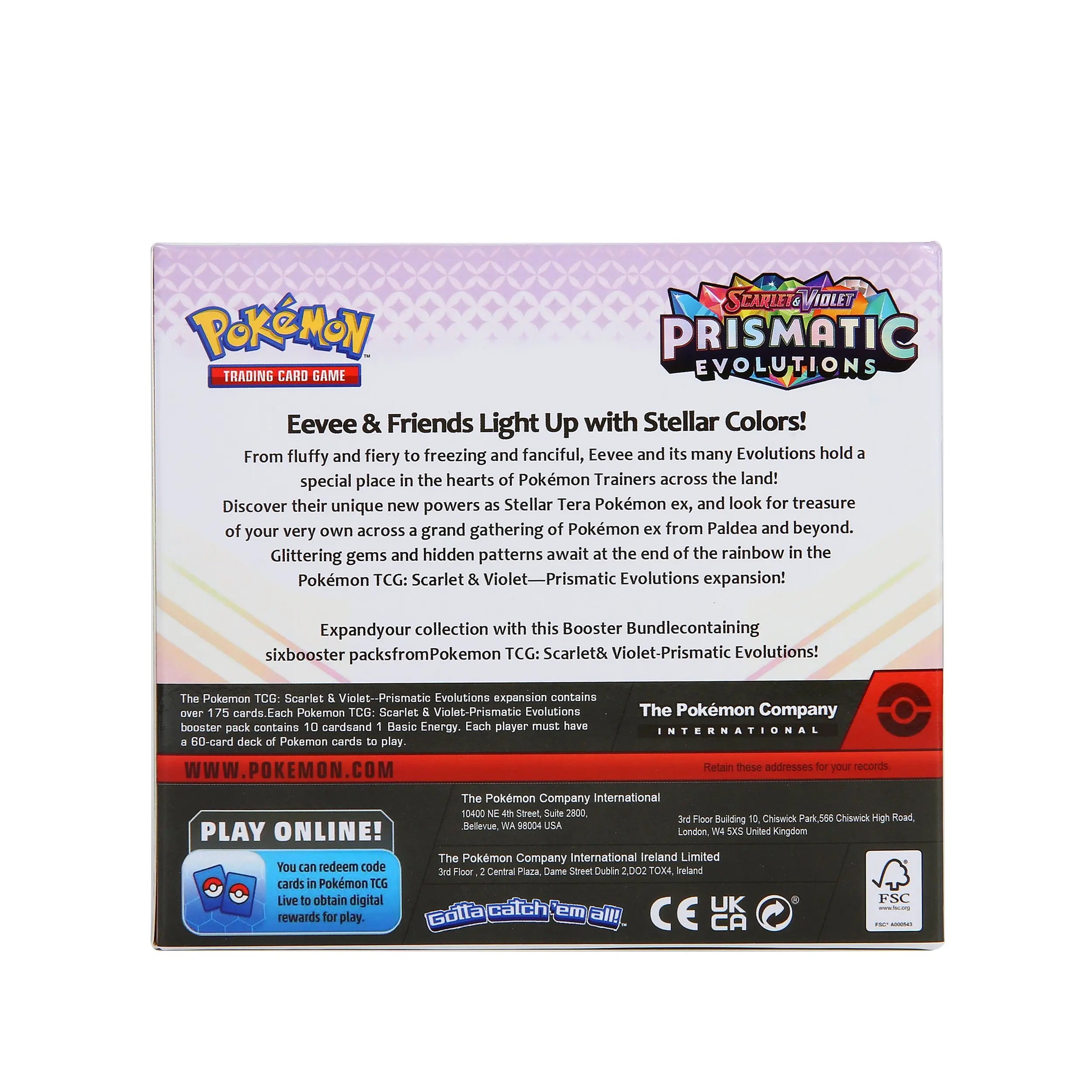 360Pcs Pokemon Card Prismatic Evolutions sv8a Scarlet Violet 151 Surging Sparks PALDEAN FATES English Booster Transaction Card