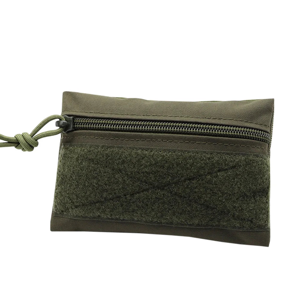 VULPO Tactical Micro Candy Pouch Portable Storage Bag Hunting Vest Patch Pouch MK3 MK4 Airsoft Chest Rig Vest Attached Pouch