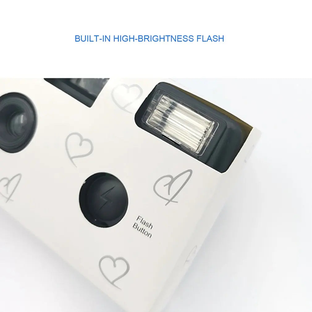 1-6 PCS Retro 27 Photos 35mm Disposable Film Camera Manual Fool Optical Camera Children's Gift Single Use Camera Film Sets ﻿
