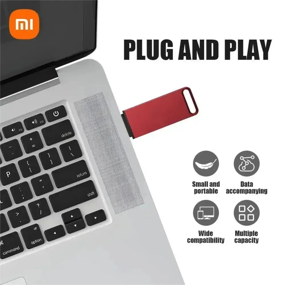 Xiaomi Mijia 16TB Flash Drive OTG USB3.2 High Speed ​​Transfer Pen Drive Key 8TB 4TB Portable Metal Memory Drive Waterproof