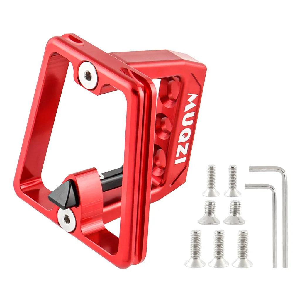 MUQZI Folding Bike Front Carrier Adapter Folding Bag Cargo Rack Bracket Aluminum Alloy Mount Base for Brompton