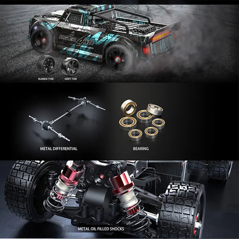 Hyper Go MJX 14301 14302 14303 1/14 4WD RC Car 65km/h Brushless 2.4G Remote Control Car Off-road High Speed RC Cars Truck Toy