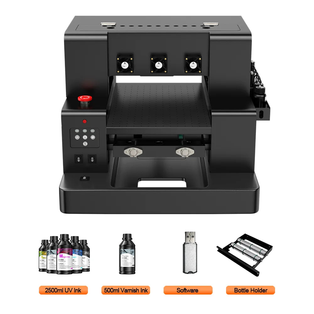 UV DTF Impresora Printer A3/A4 L805 UV Flatbed Printer UV DTF Sticker Printer For Bottle Print Acrylic Metal Wood 3D UV Printer