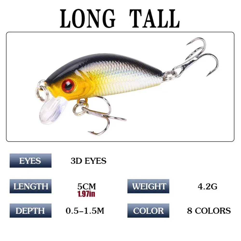 Artificial Fishing Lures Lure False Bait Goods for Fishing Accessories Fising Fake Fish Artificial Baits Kit Swimbait Sports Set