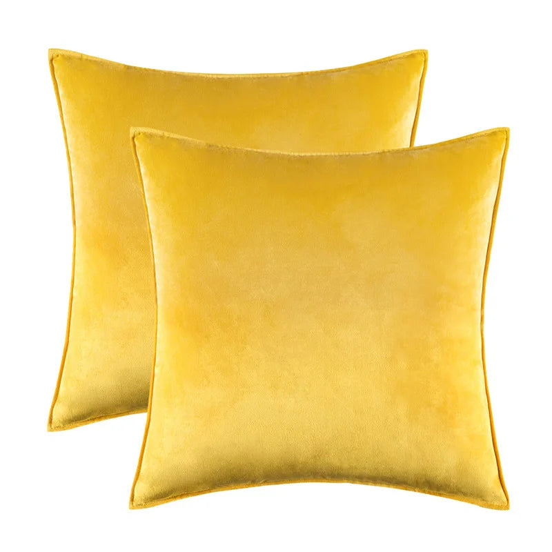50*50/60*60High Quality Velvet Cushion Cover Bed Pillow Case For Sofa Car Housse De Coussin Decorative Pillows Nordic Home Decor