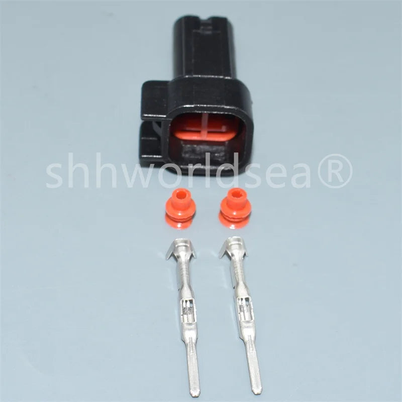 1Sets 2 Pin 1.5mm Female EV6 EV14 Car Fuel Injector Connector Female Male For Dodge LS2 LS3 GM 7283-5967-30