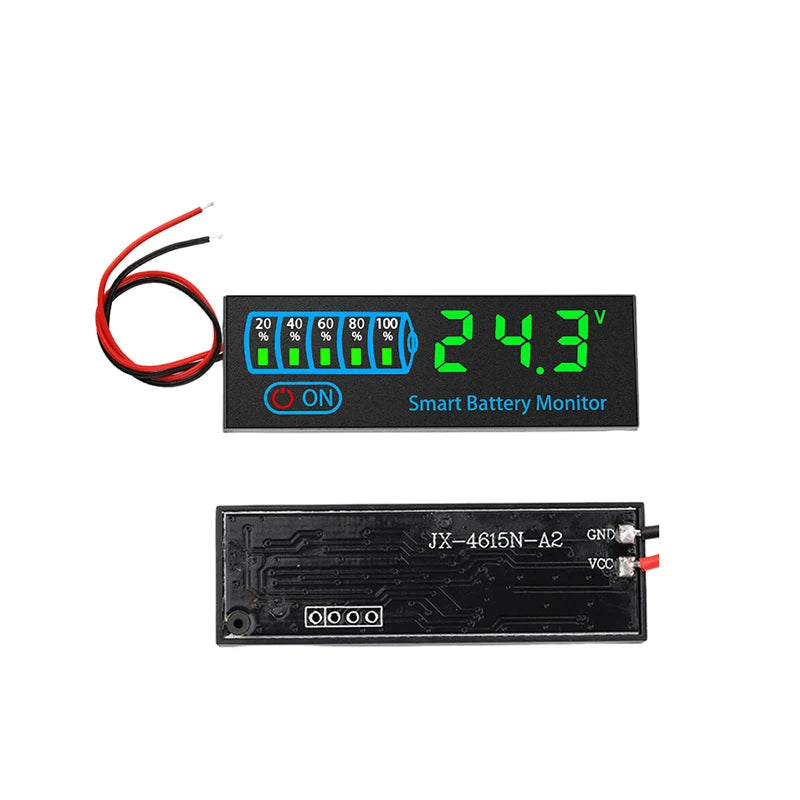 12V/24V/36V/48V Battery Charge Indicator Board 18650 Li-ion Lipo Lithium Battery Level Indicator Tester Capacity Tester Meter