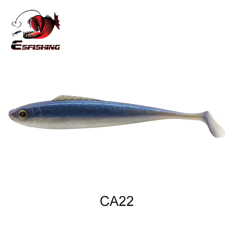 ESFISHING Fishing Lures New Kauli Shad 135mm 160mm Soft Bait Tackle Swimbait Isca Artificial Wobbler Bass