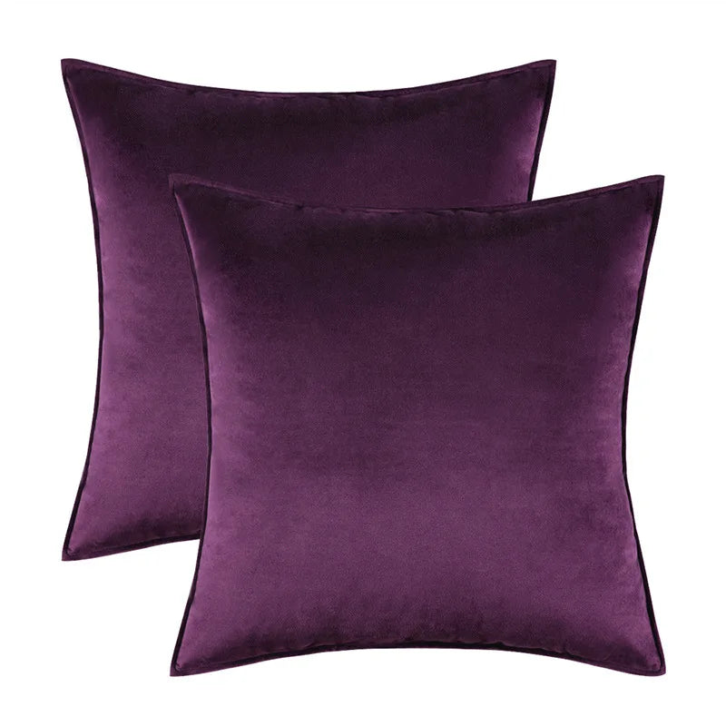 50*50/60*60High Quality Velvet Cushion Cover Bed Pillow Case For Sofa Car Housse De Coussin Decorative Pillows Nordic Home Decor